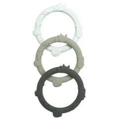 Discount Wild Teething Ring Set - Sage/Green Teething Toys
