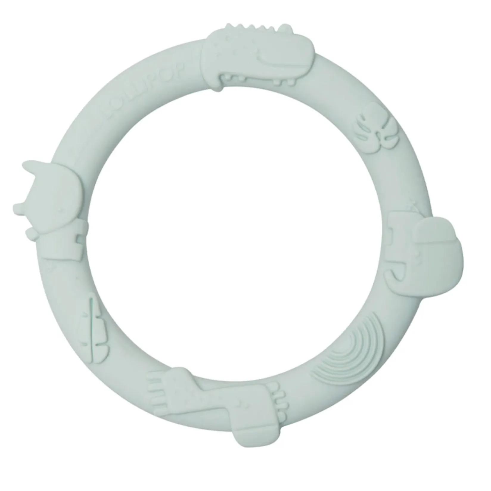 Discount Wild Teething Ring Set - Sage/Green Teething Toys