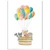 Greeting Cards|Party Supplies>STÉPHANIE RENIÈRE ILLUSTRATION Wish Card - Animals