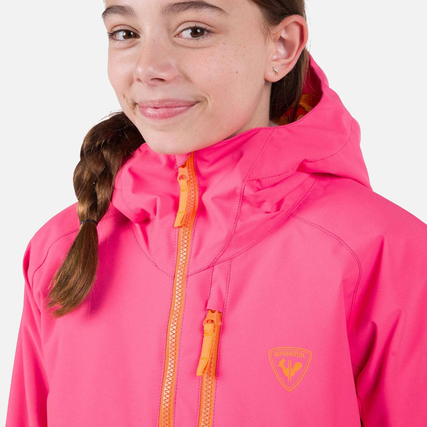 Outerwear|Coats & Jackets>Rossignol Wispile Winter Jacket 10-16y Fuchsia