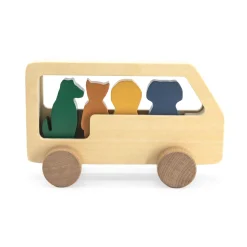 Discount Wooden Animal Bus Kids Wooden Toys
