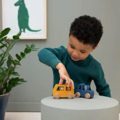 Wooden Toys>Trixie Wooden Animal Car Set
