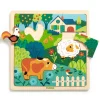 Wooden Toys|Puzzles>Djeco Wooden Puzzle Farm