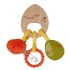 Teething Toys>Little Big Friends Wooden Rattle - Dino