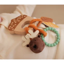 Hot Wooden Rattle - Forest Teething Toys
