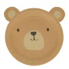 Party Supplies>Meri Meri Woodland Bear Plates (8)