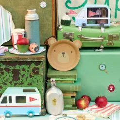 Party Supplies>Meri Meri Woodland Bear Plates (8)