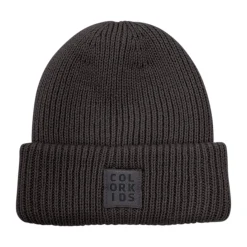 Beanies|Beanies>Color Kids Wool Beanie 2-7 Black