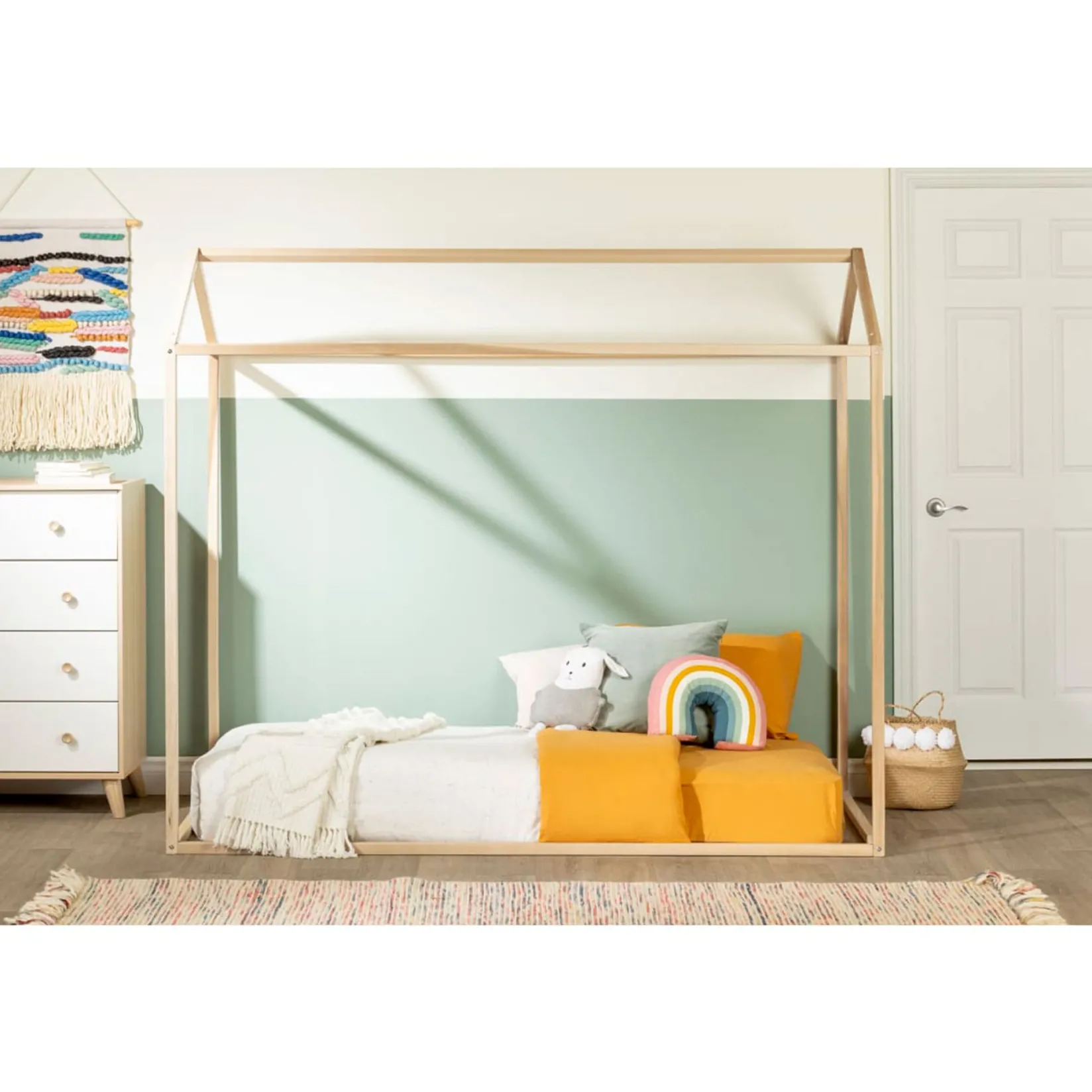 Storage Furniture>South Shore Yodi 5-Drawer Chest - Soft Elm and Pure White