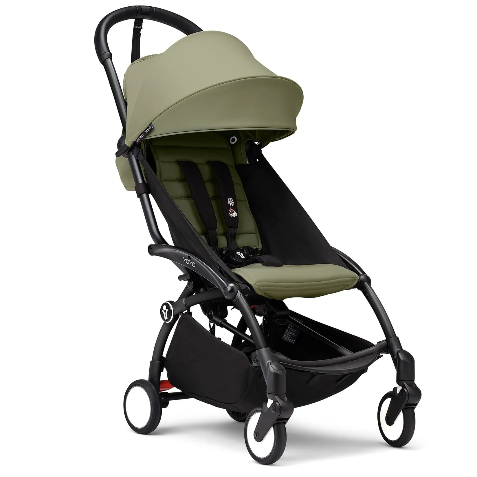 YOYO³ Stroller Complete - Black / Olive Kids Strollers|Strollers & Trailers