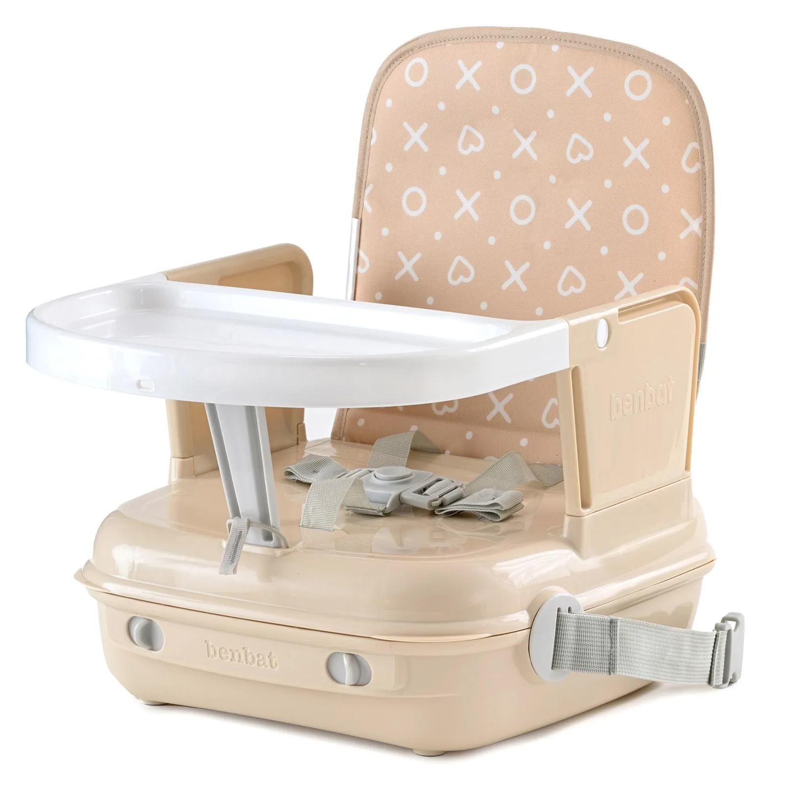 High Chairs & Booster Seats|High Chairs & Booster Seats>Benbat YummiGo+ Feed & Go Booster – Cashmere Beige