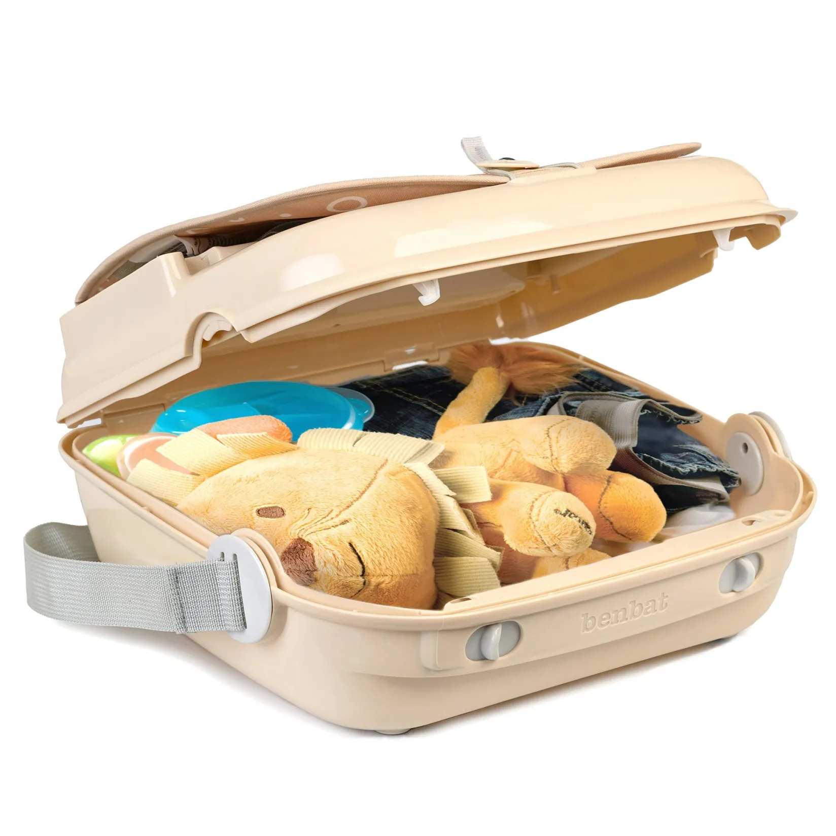 High Chairs & Booster Seats|High Chairs & Booster Seats>Benbat YummiGo+ Feed & Go Booster – Cashmere Beige