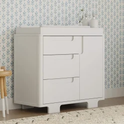 Sale Yuzu 3-Drawer Changer Dresser - White Changing Tables