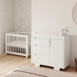 Sale Yuzu 3-Drawer Changer Dresser - White Changing Tables