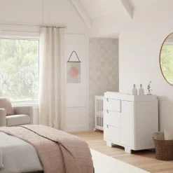 Sale Yuzu 3-Drawer Changer Dresser - White Changing Tables