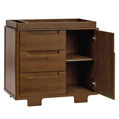 Discount Yuzu 3-Drawer Changer Dresser - Natural Walnut Changing Tables