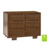Storage Furniture>Babyletto Yuzu 6-Drawer Dresser - Natural Walnut