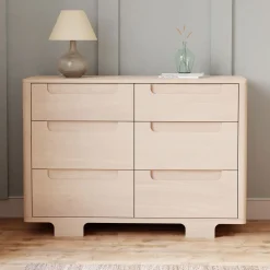 Yuzu 6-Drawer Dresser - Washed Natural Storage Furniture
