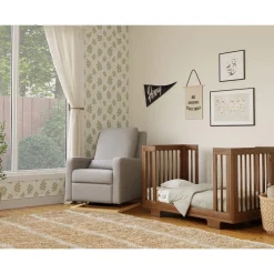 Hot Yuzu 8-in-1 Convertible Crib - Walnut Cribs & Mattresses|Cribs & Mattresses