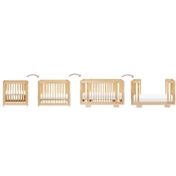 Cribs & Mattresses|Cribs & Mattresses>Babyletto Yuzu 8-in-1 Convertible Crib - Natural