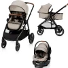 Strollers|Strollers & Trailers>Maxi-cosi Zelia Luxe 5-in-1 Modular Travel System - New Hope Tan