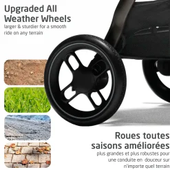 New Zelia Luxe 5-in-1 Modular Travel System - Truffle Kids Strollers|Strollers & Trailers