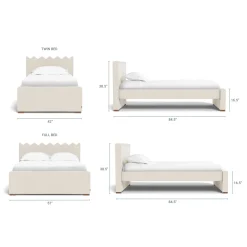 Online Ziggy Twin Bed - Dune Twin, Full & Queen Beds